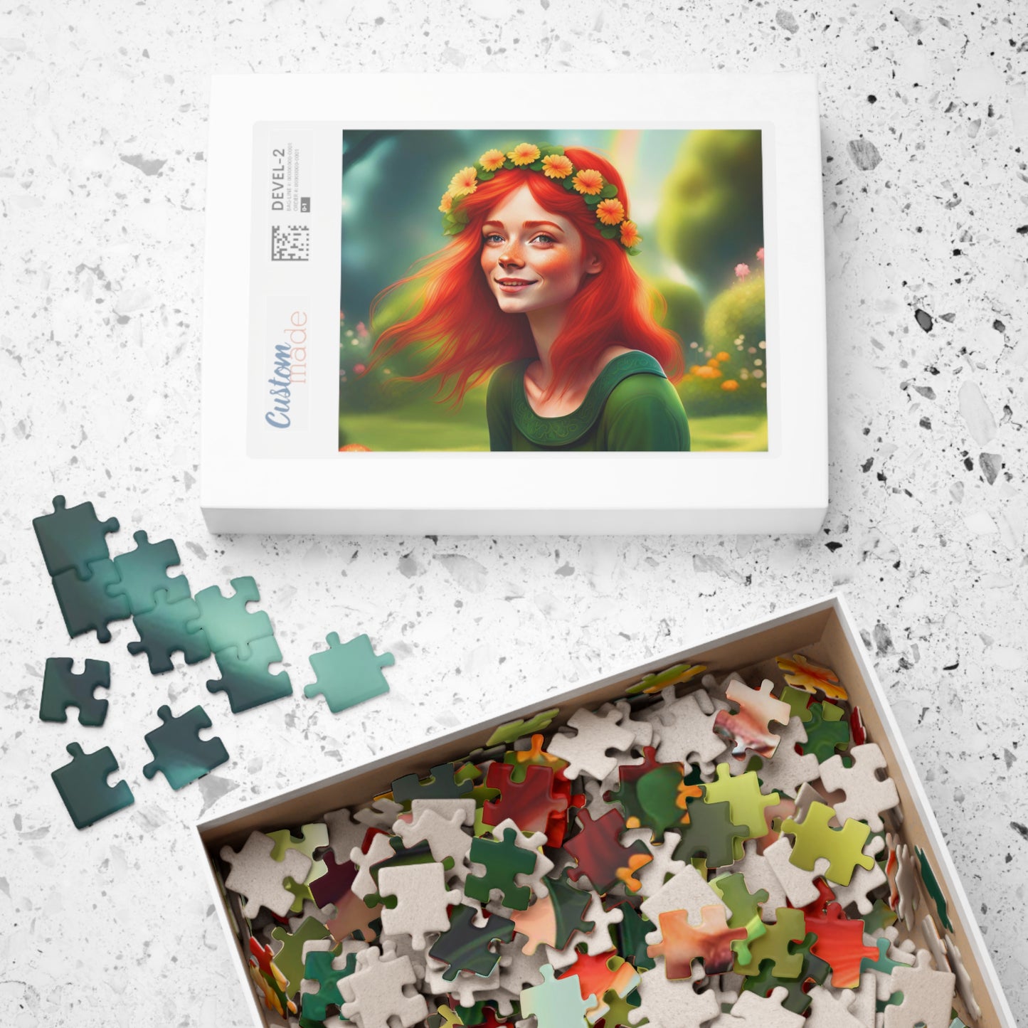 Gaelic Girl Puzzle (110, 252, 500, 1014-piece)