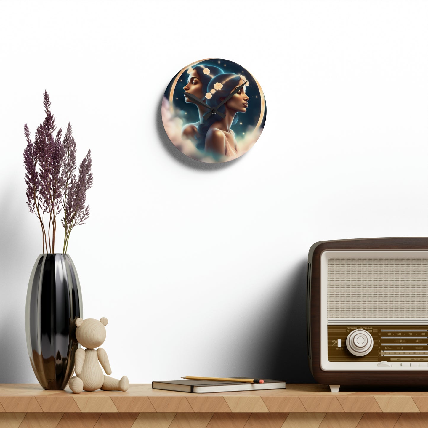 Gemini Acrylic Wall Clock