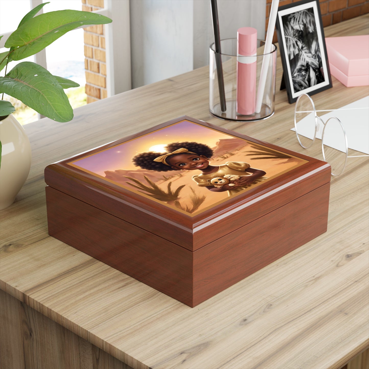 Golden Girl Jewelry/Keepsake Box
