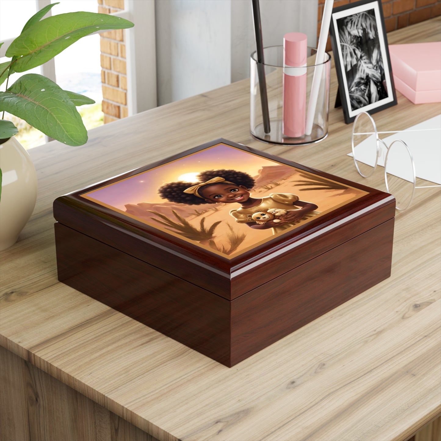 Golden Girl Jewelry/Keepsake Box