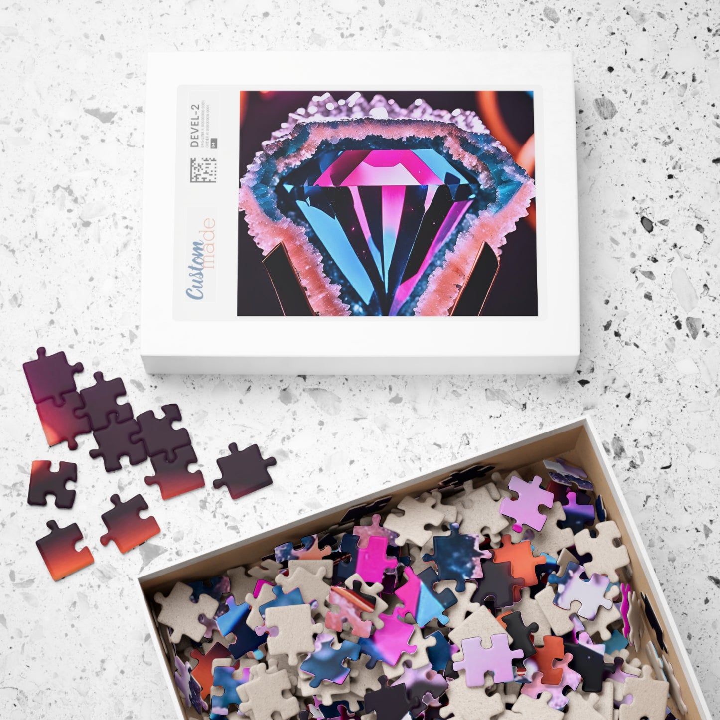 Rainbow Gem Puzzle (110, 252, 500, 1014-piece)