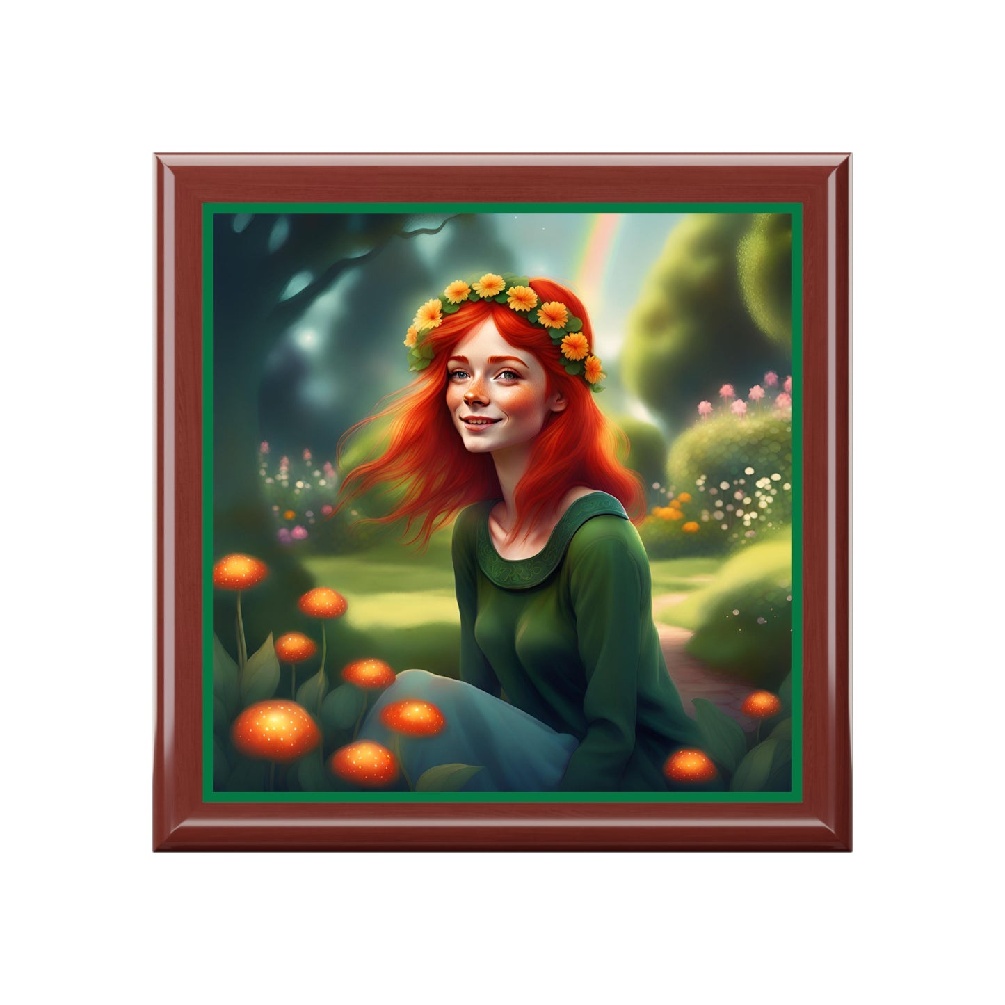 Gaelic Girl Jewelry/Keepsake Box