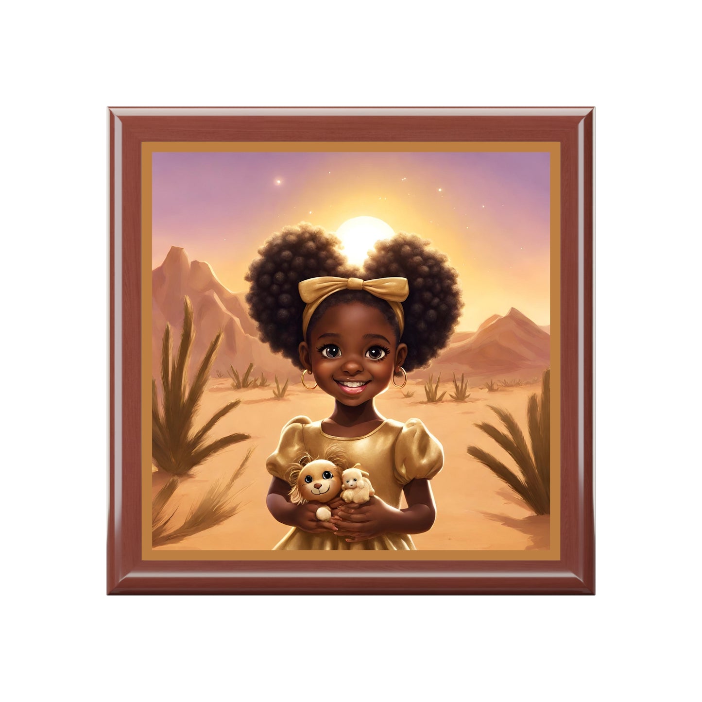 Golden Girl Jewelry/Keepsake Box