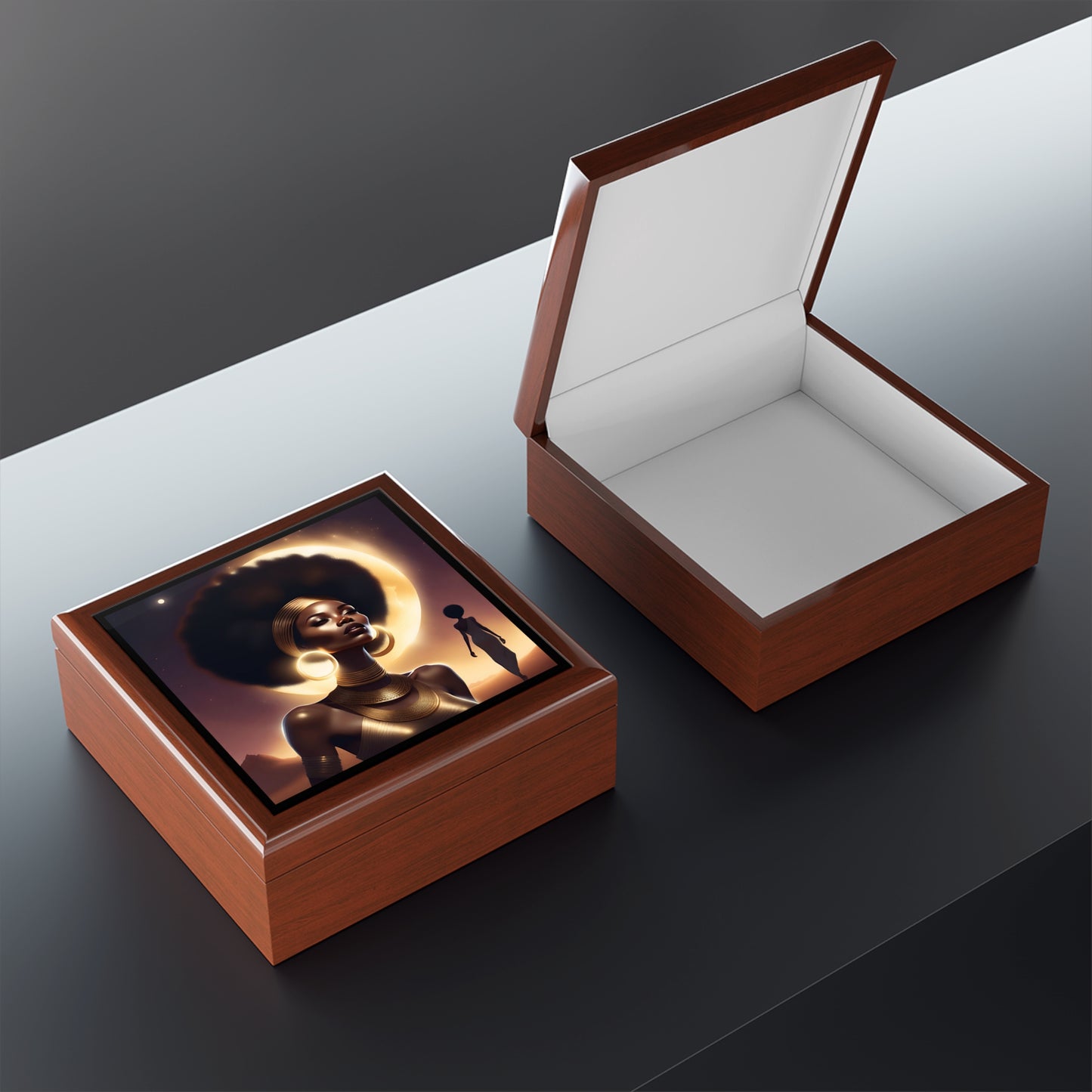 Golden Moon Sisters Jewelry/Keepsake Box
