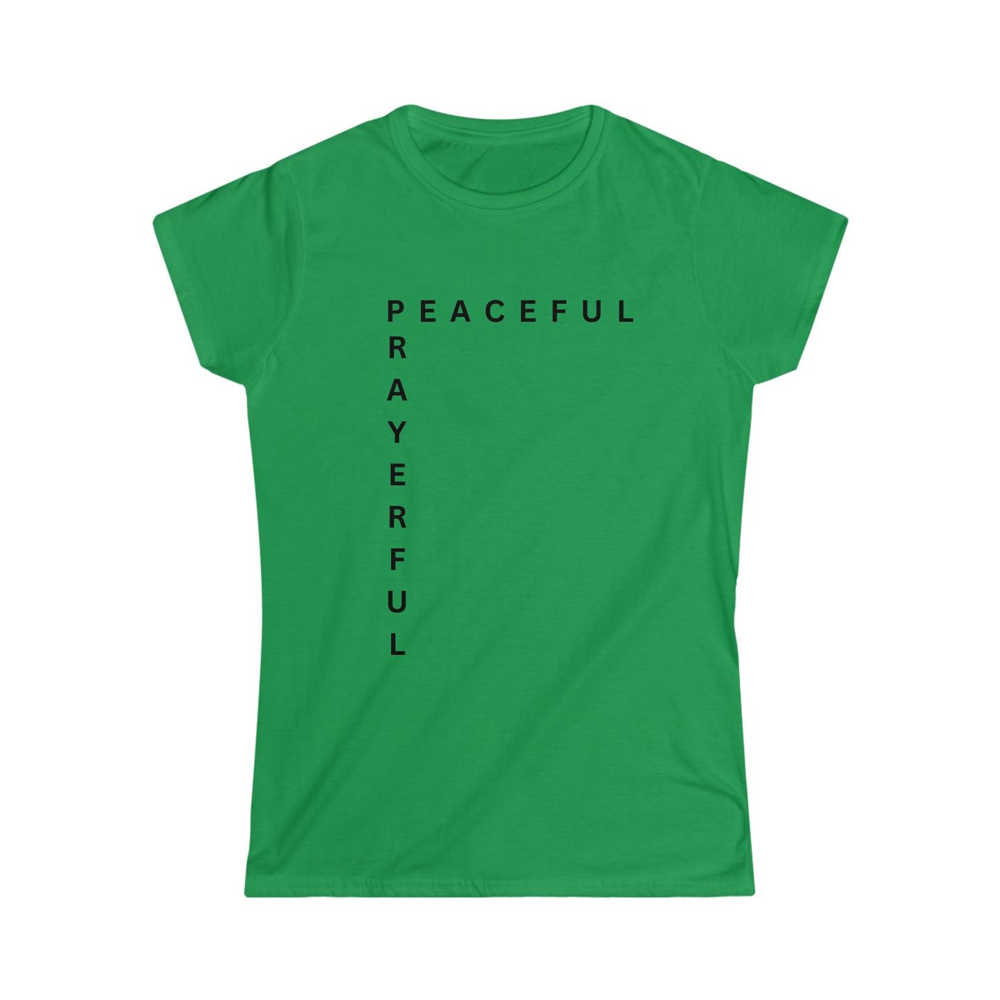 Peaceful/Prayerful Women's Softstyle Tee