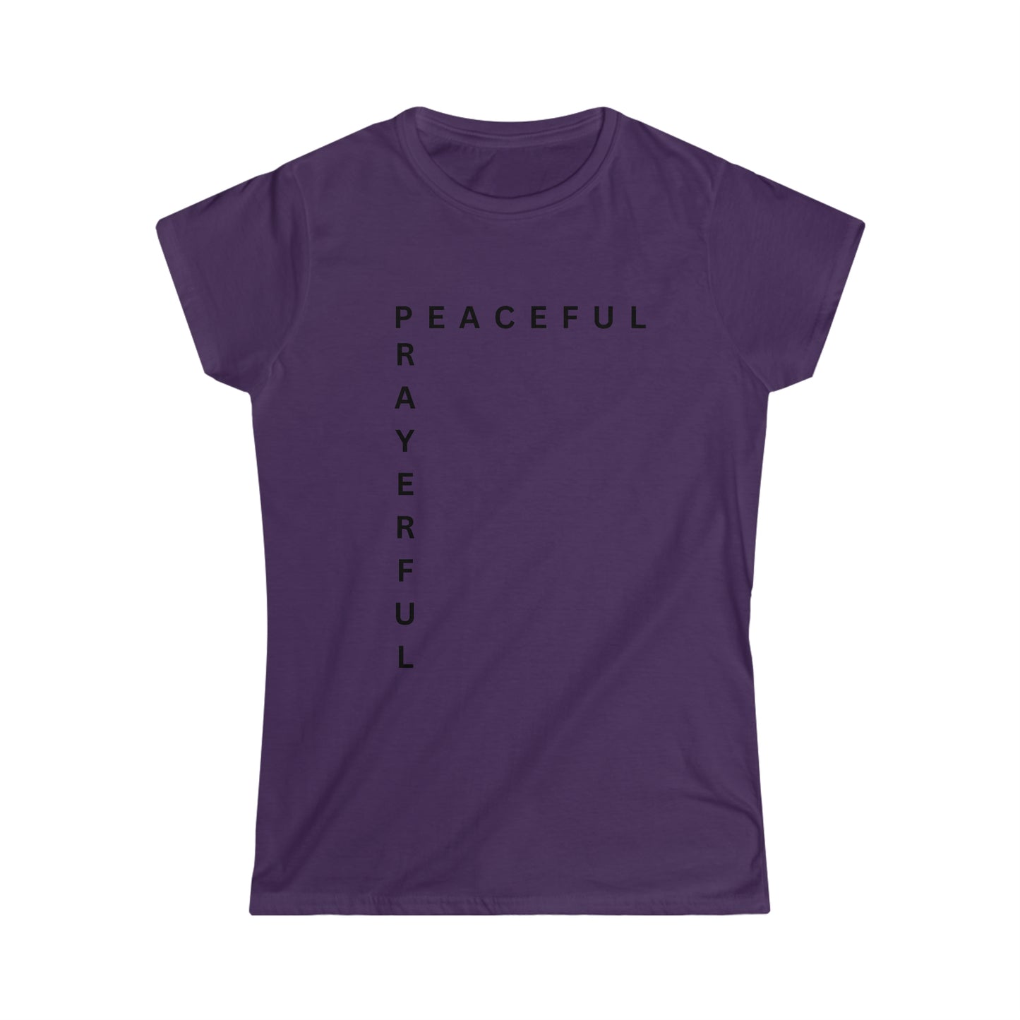Peaceful/Prayerful Women's Softstyle Tee