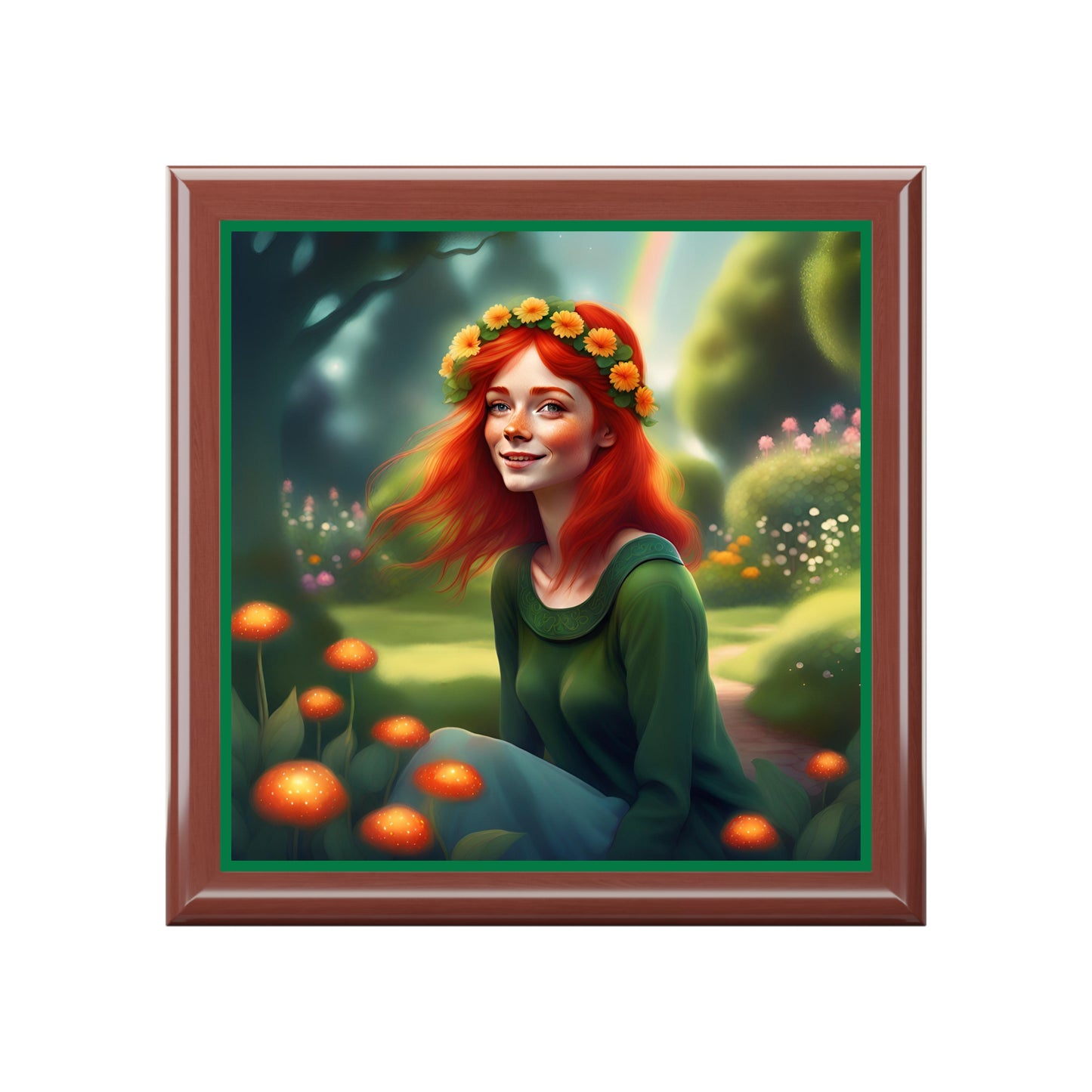 Gaelic Girl Jewelry/Keepsake Box