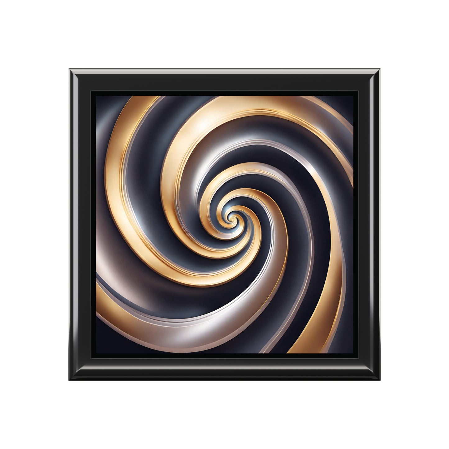 Silver/Gold Wave Jewelry / Keepsake Box