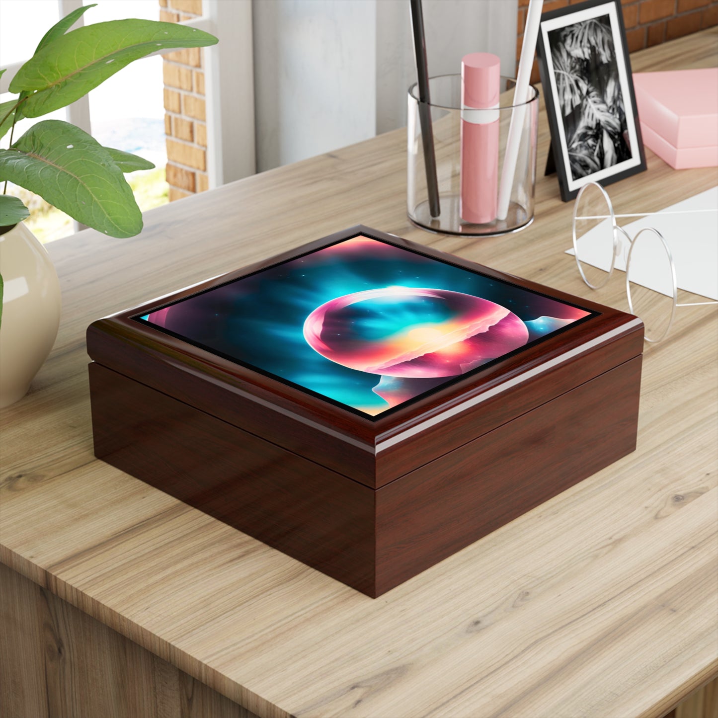 Crystal Ball Jewelry / Keepsake Box
