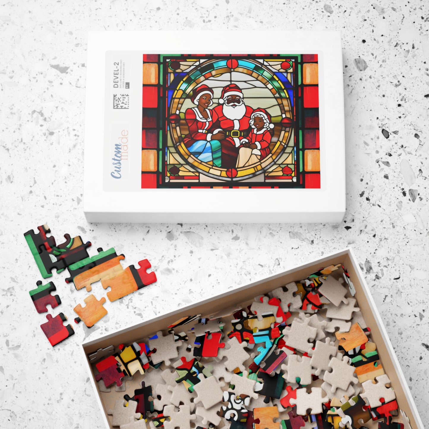Black Christmas Puzzle (110, 252, 500, piece)