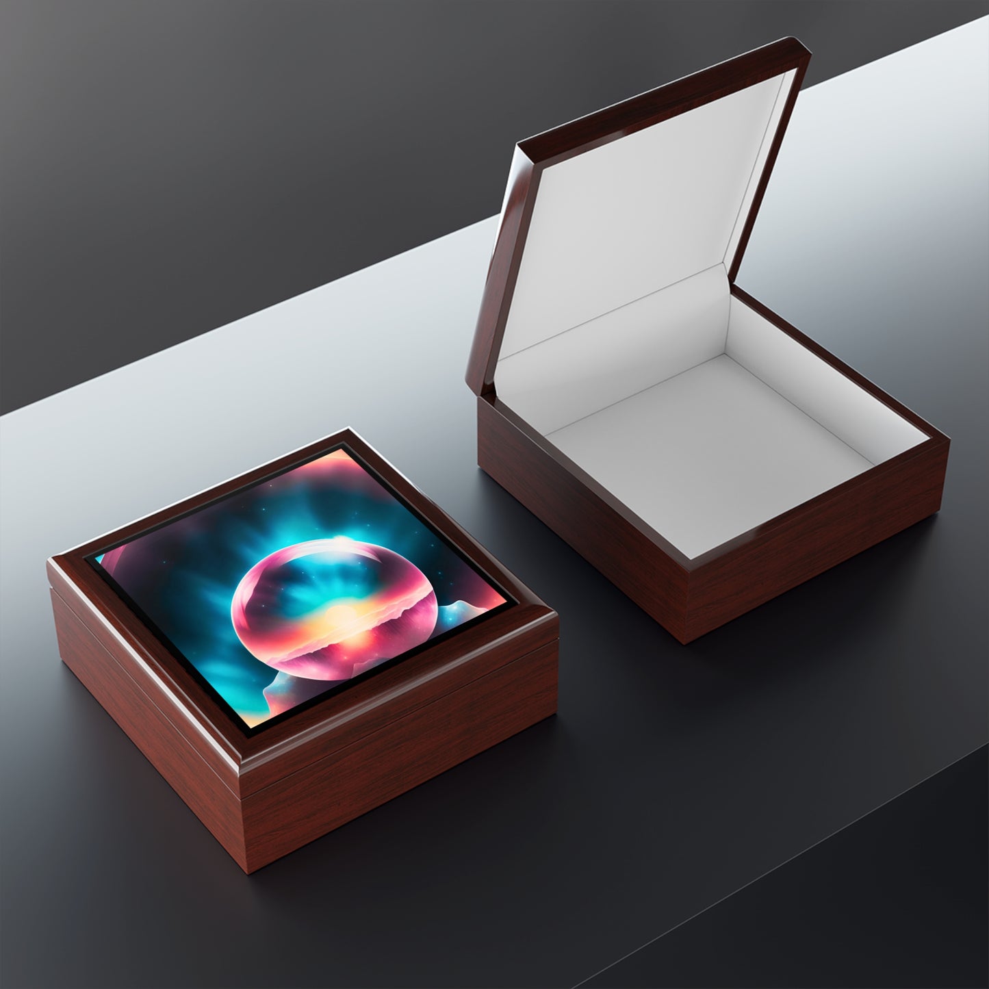 Crystal Ball Jewelry / Keepsake Box