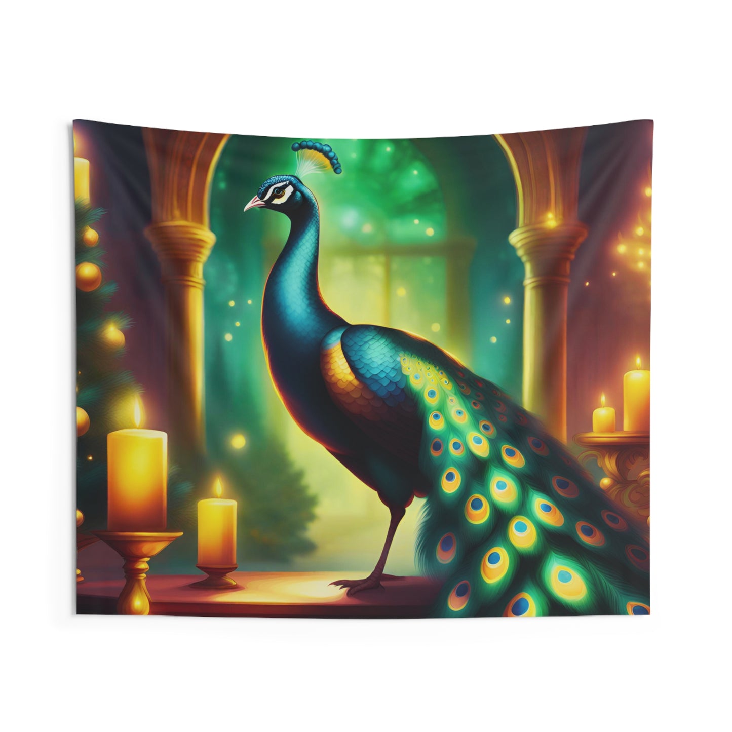 Peacock Indoor Wall Tapestries