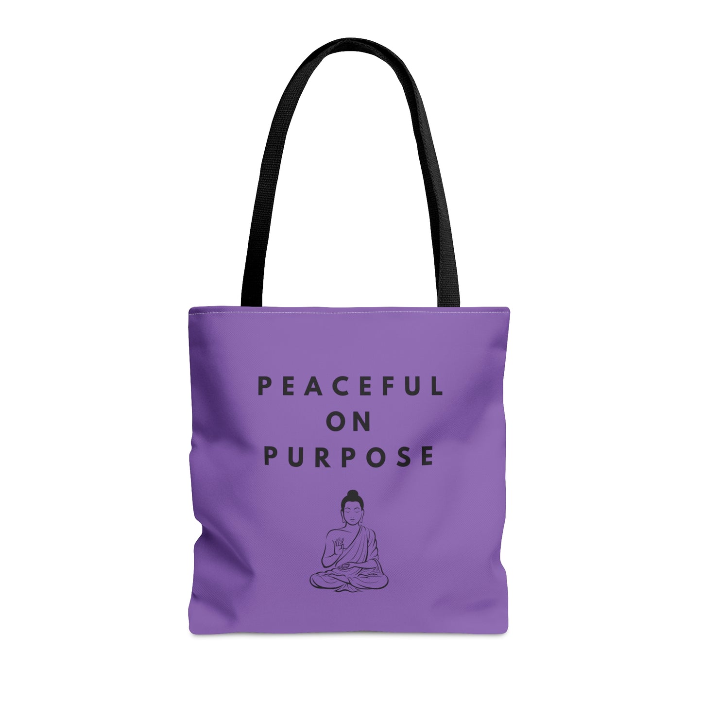 Peaceful on Purpose Tote Bag (AOP)