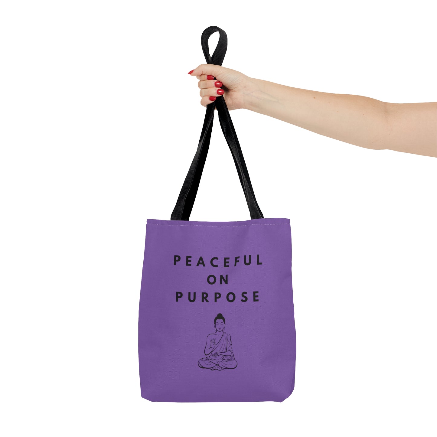 Peaceful on Purpose Tote Bag (AOP)