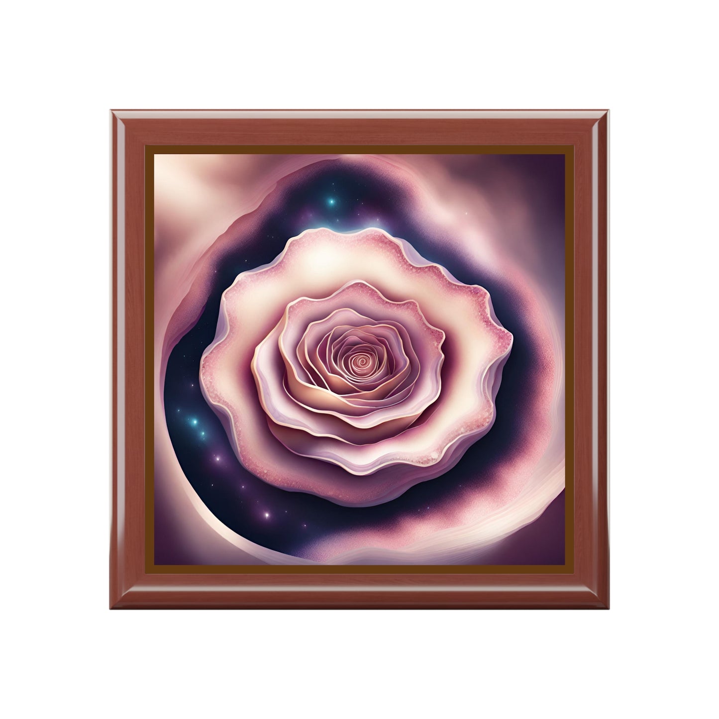 Rose Geode Jewelry / Keepsake Box