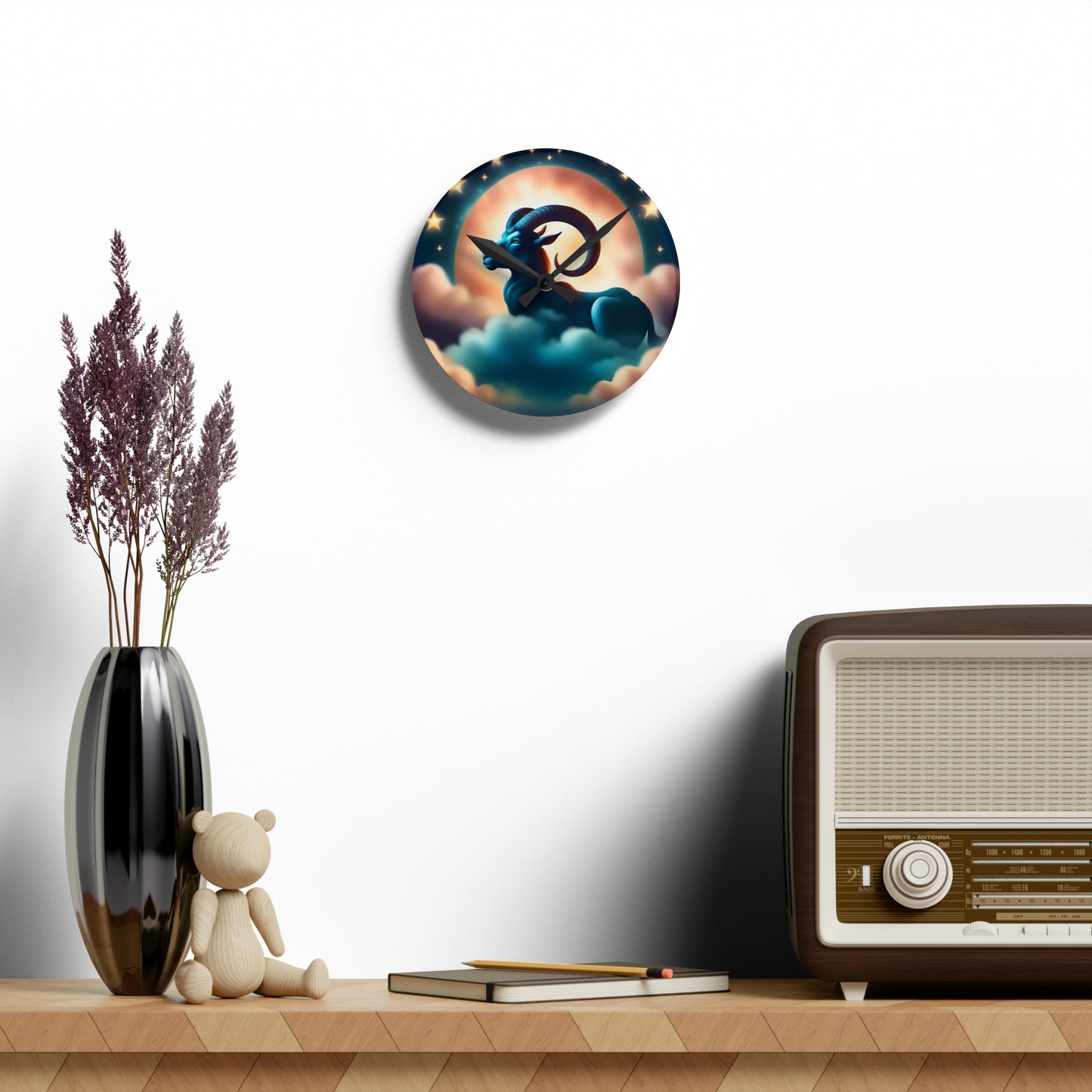 Capricorn Acrylic Wall Clock