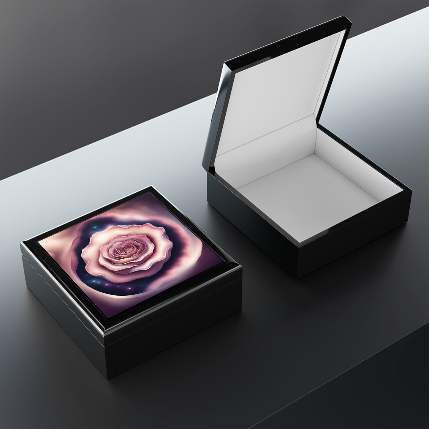 Rose Geode Jewelry / Keepsake Box