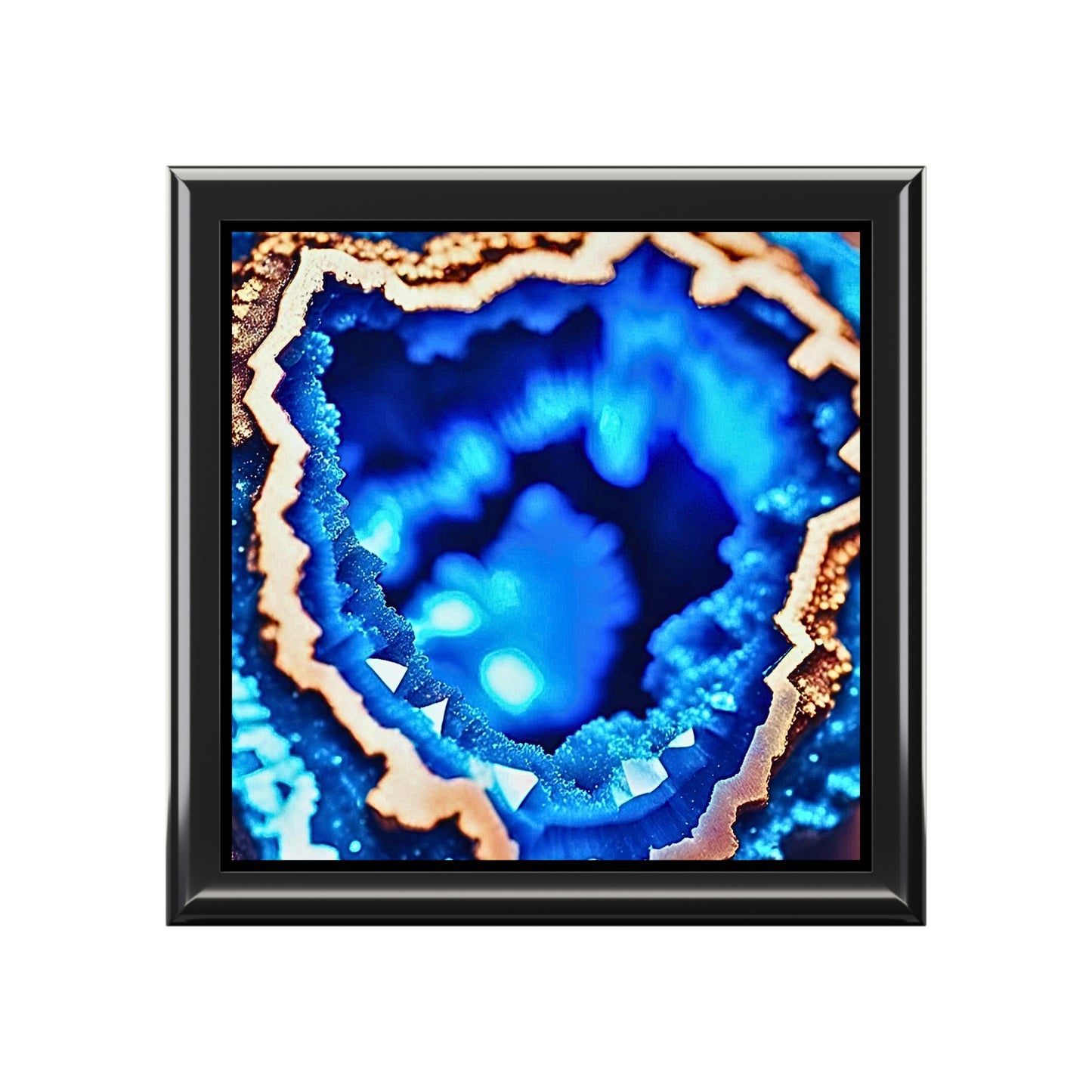 Blue Geode Jewelry/Keepsake Box