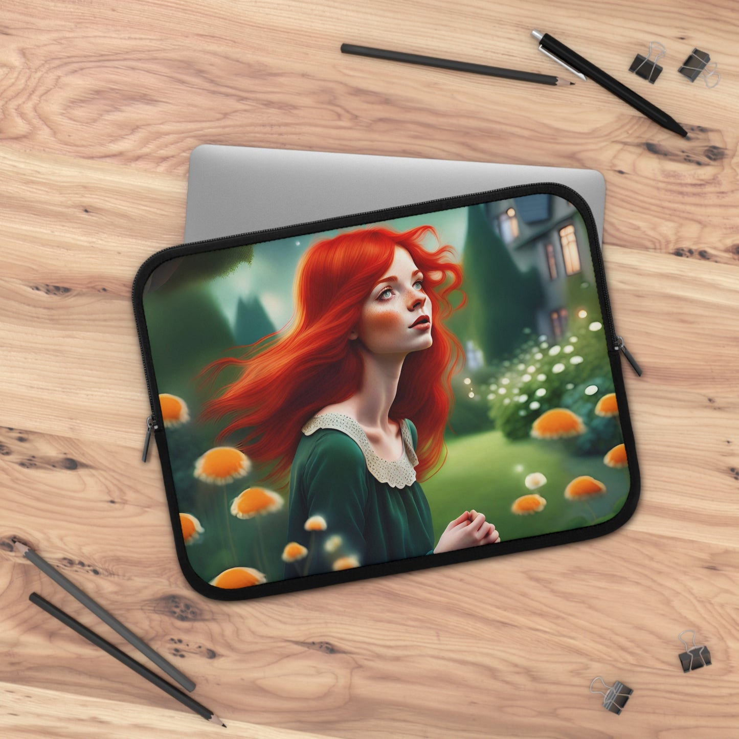 Gaelic Girl Laptop Sleeve