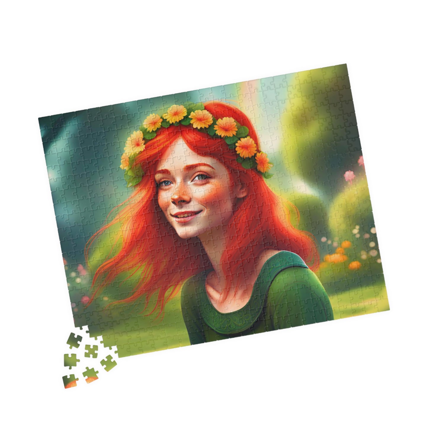 Gaelic Girl Puzzle (110, 252, 500, 1014-piece)