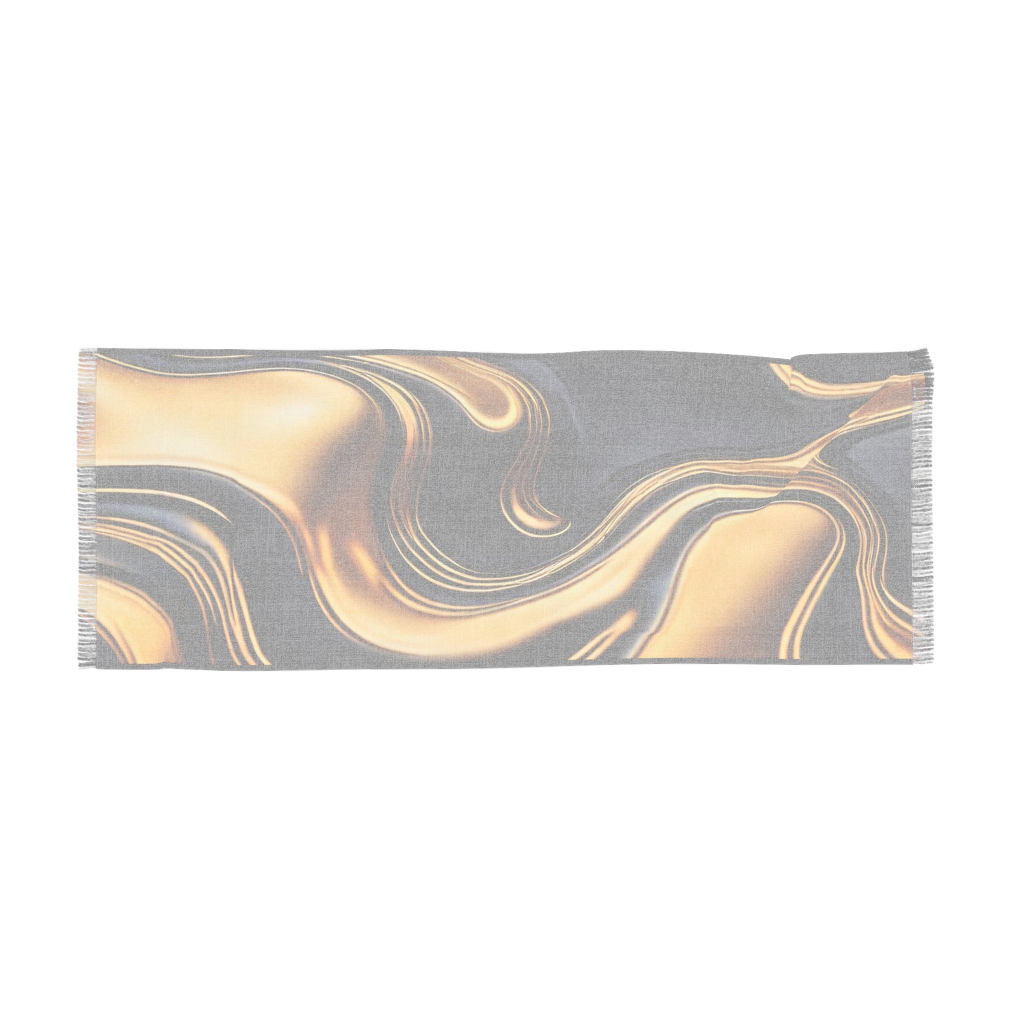 Gold/Black Swirl Light Scarf