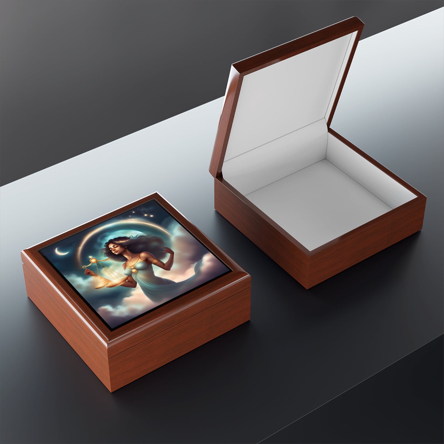 Libra Jewelry / Keepsake Box