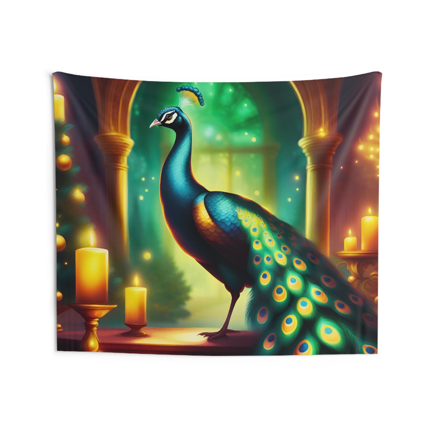 Peacock Indoor Wall Tapestries