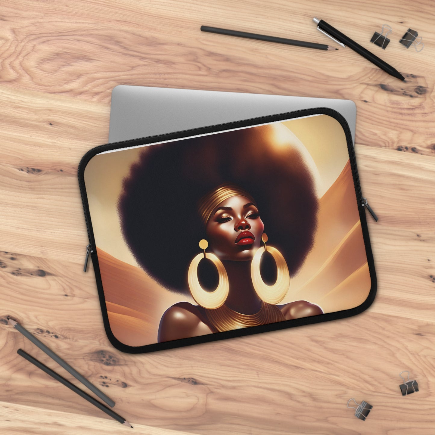 Golden Lady Laptop Sleeve