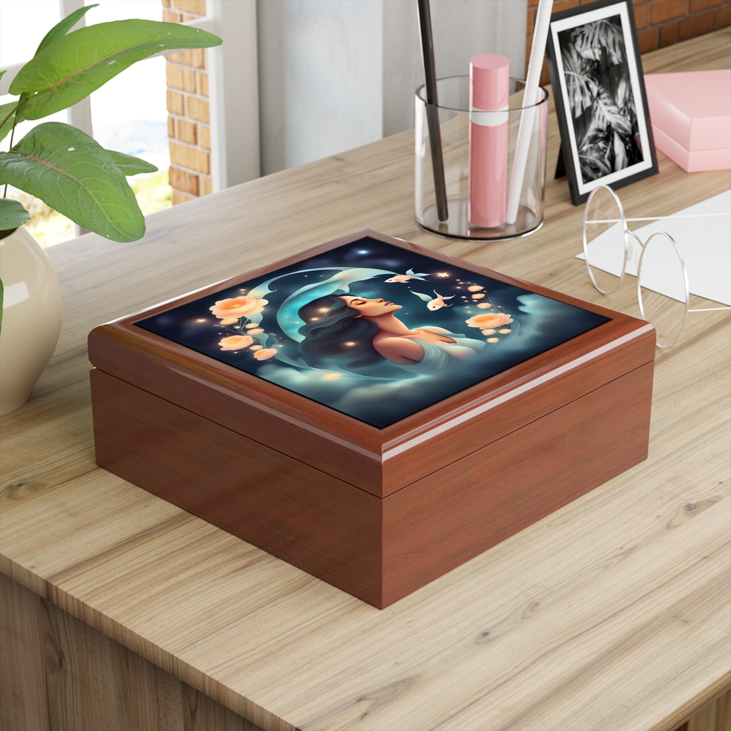 Pisces Jewelry/Keepsake Box