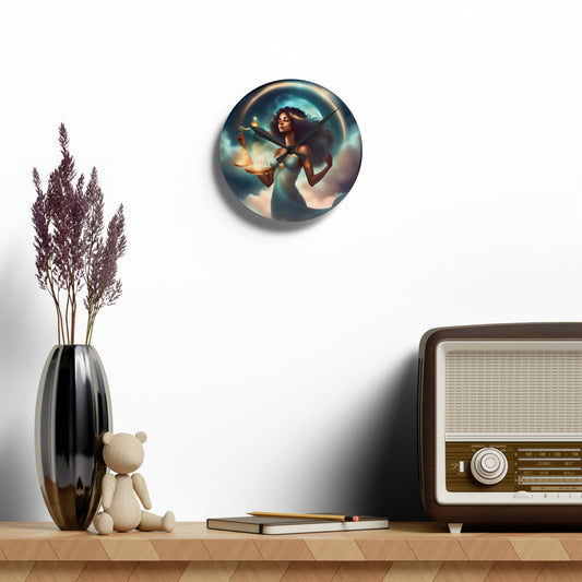 Libra Acrylic Wall Clock