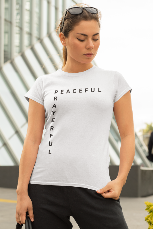 Peaceful/Prayerful Women's Softstyle Tee